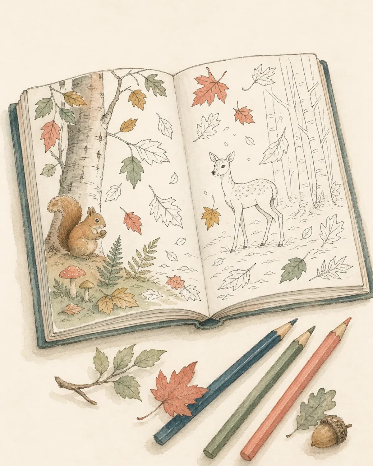 Falling Leaves Coloring Pages — placeholder cover
