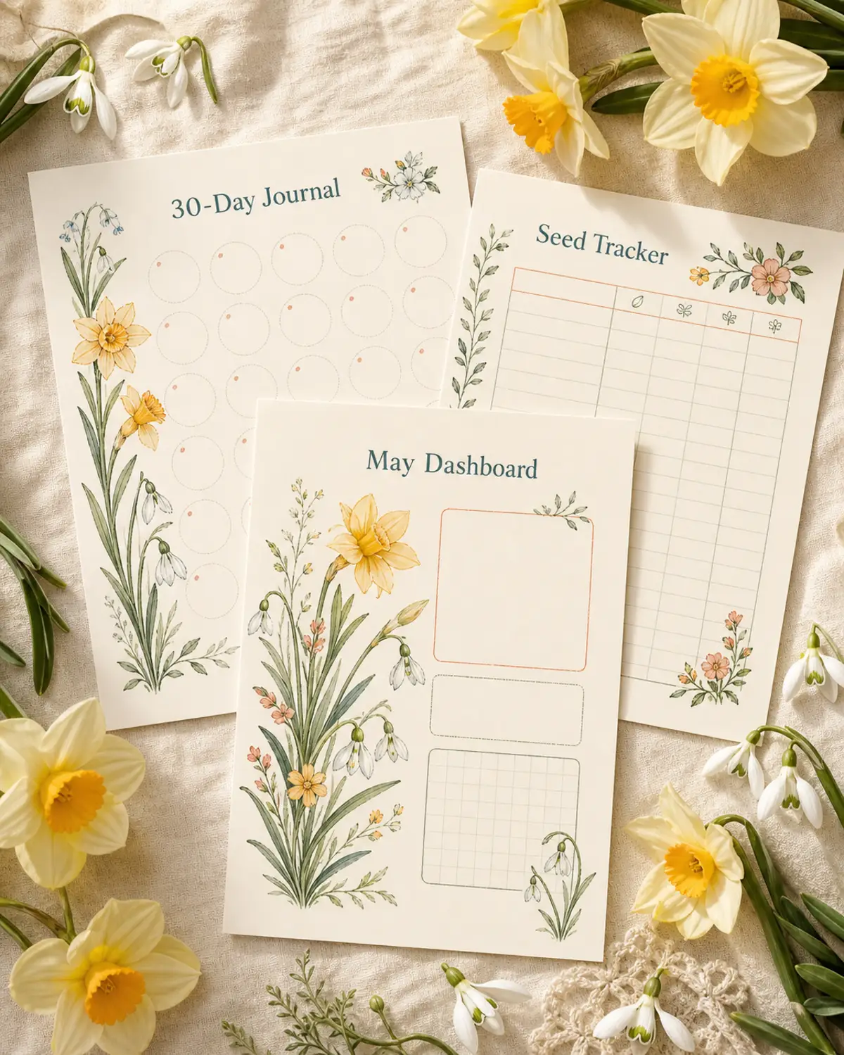 Quiet Garden coloring book cover — sage and blush