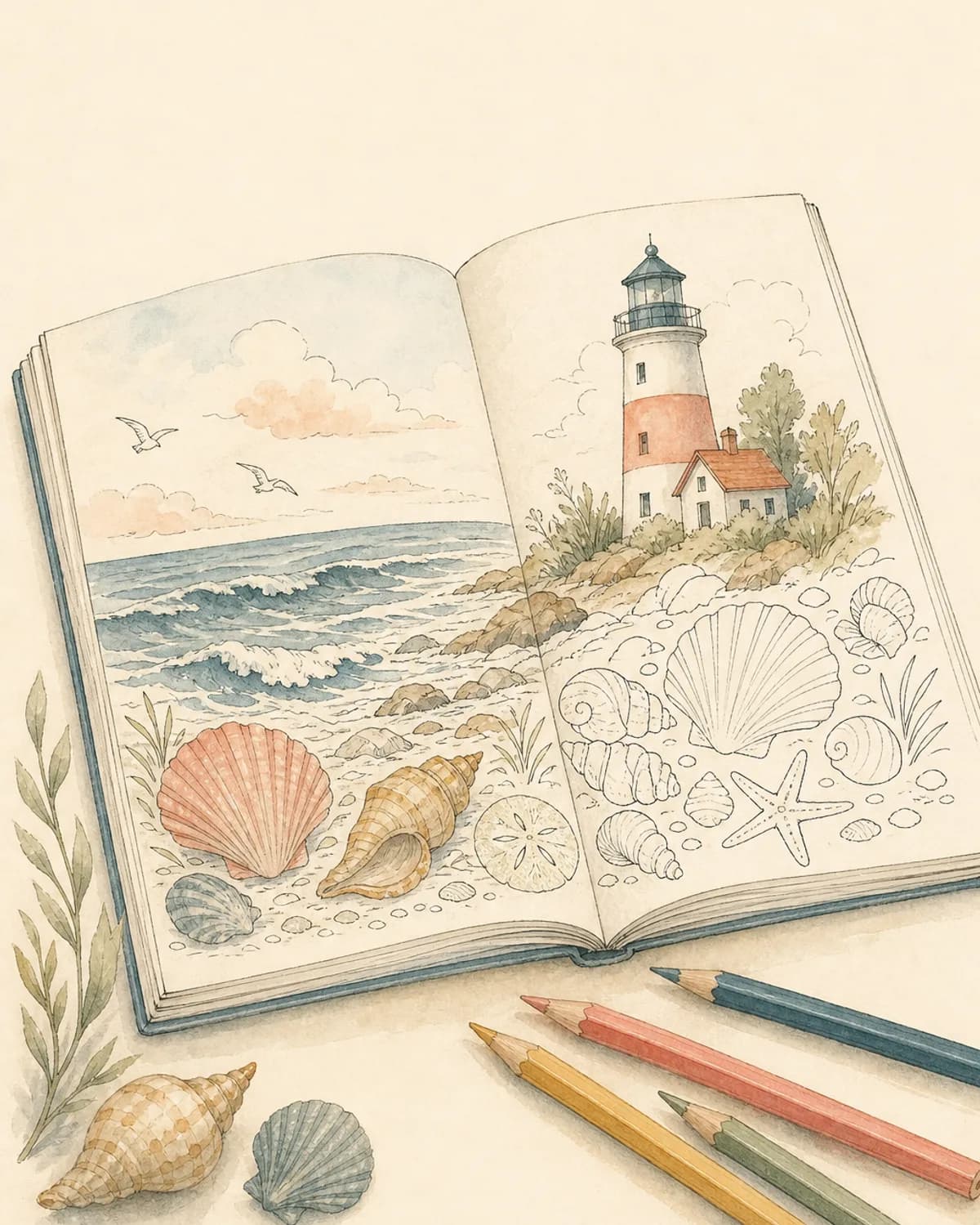 Seaside Coloring Pages — placeholder cover