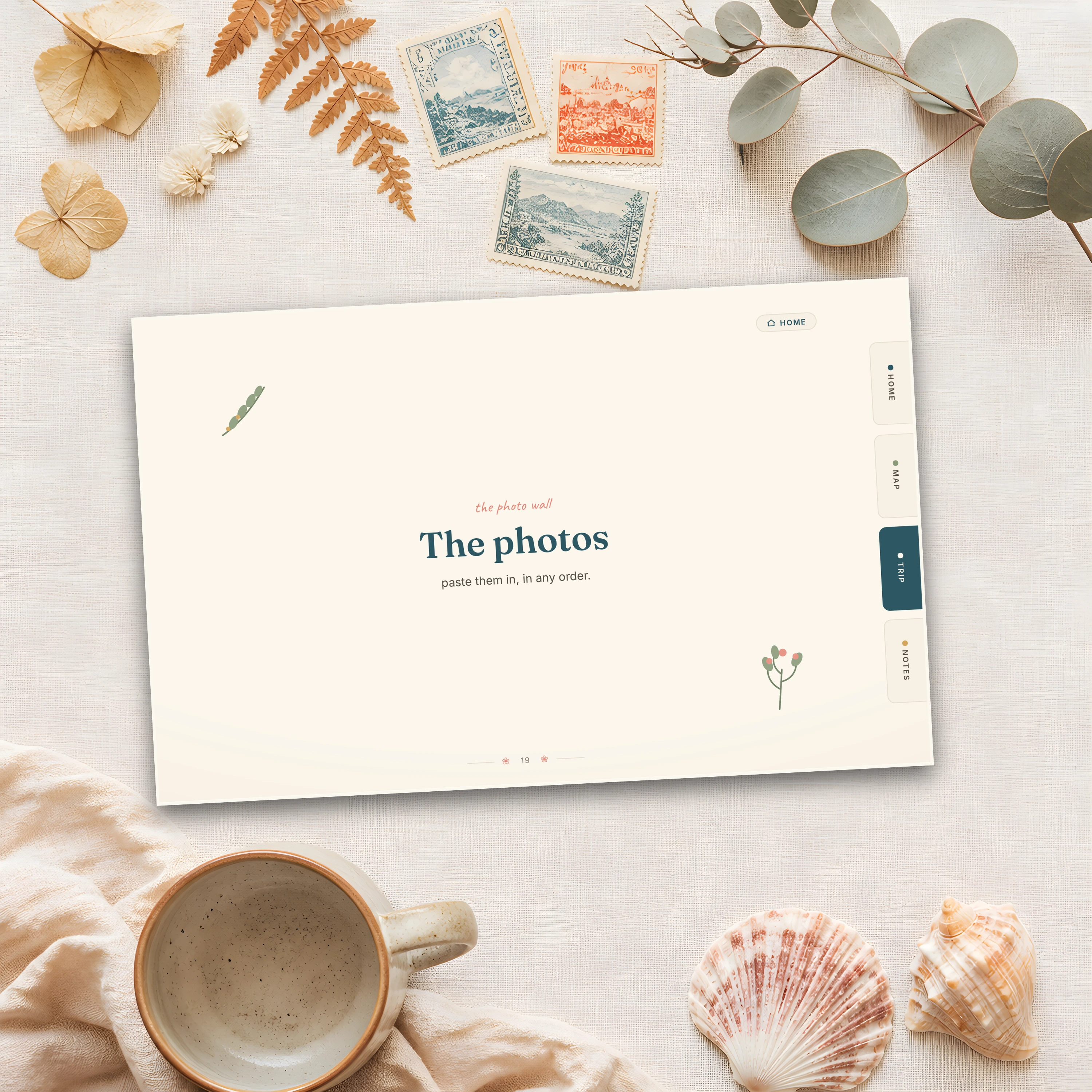 The photos chapter opener — a quiet page where the camera roll comes to rest